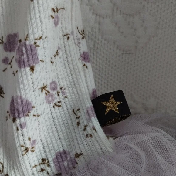 Purple Flower Tutu Dress 2T - Picture 5 of 7